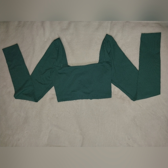Susana monaco long sleeve Crop top - Picture 1 of 4